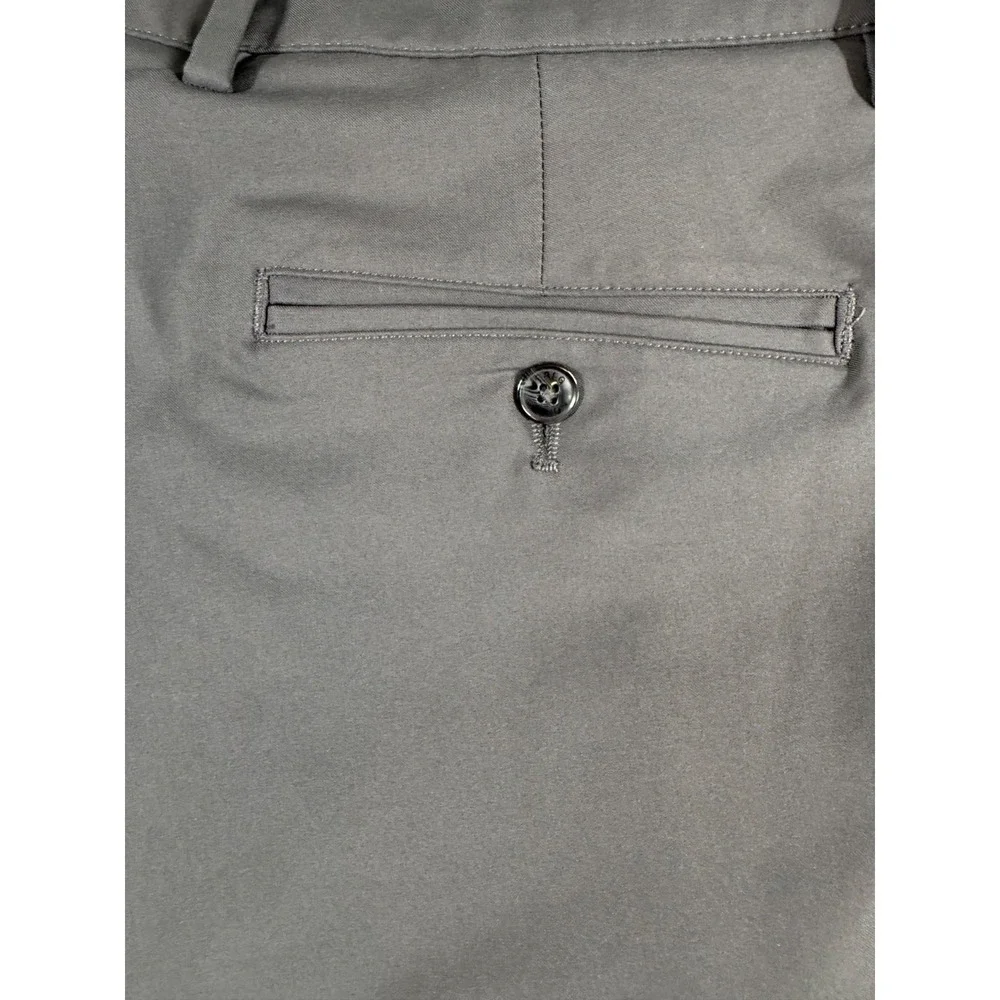 Greg Norman ML75 Microlux Stretch Play Dry Tech Gray Mens Pants 34 x 29 Shark